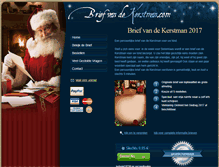 Tablet Screenshot of briefvandekerstman.com